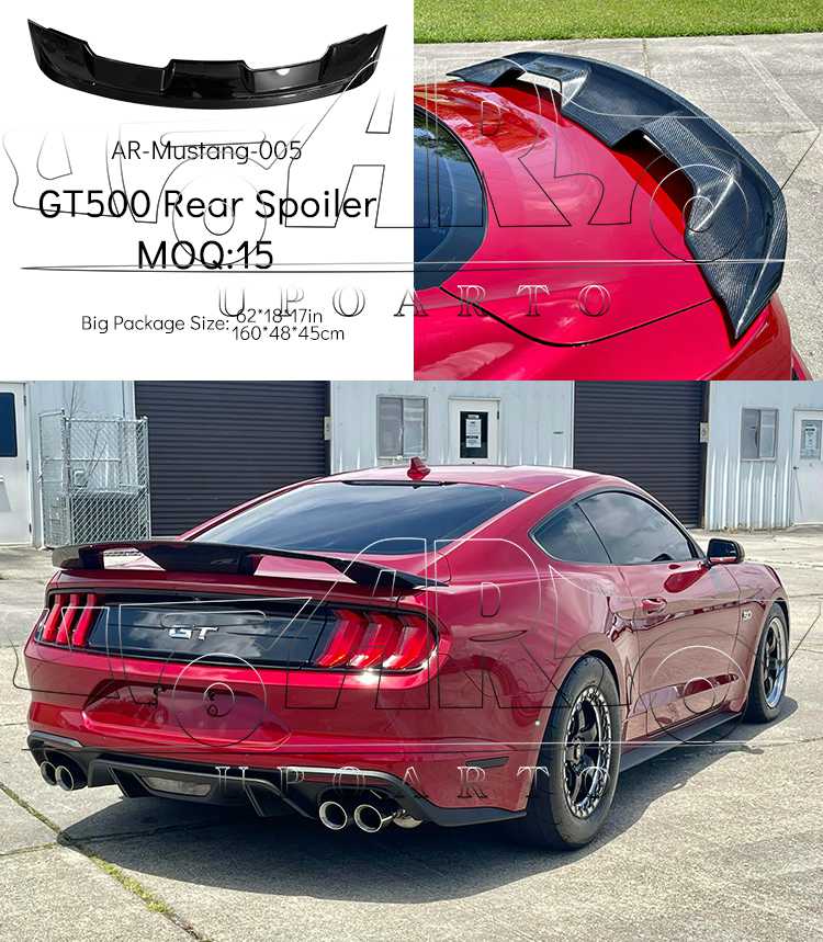 mustang new edge spoiler