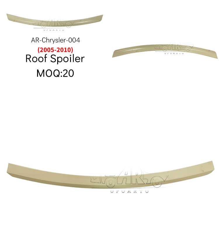 chrysler 300c boot spoiler