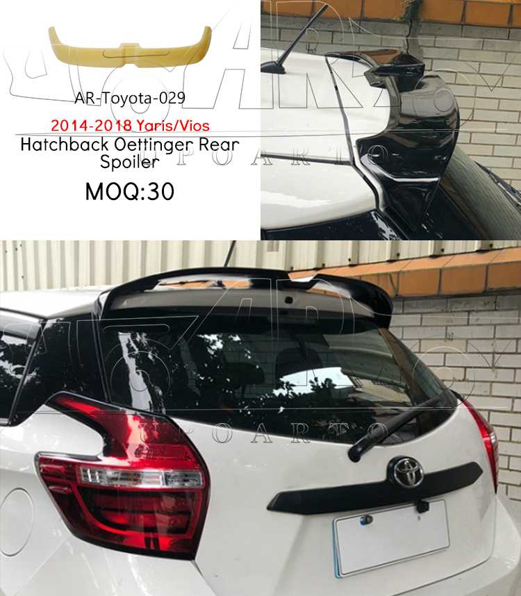 yaris car spoiler