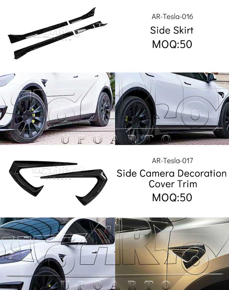 tesla model y side camera cover