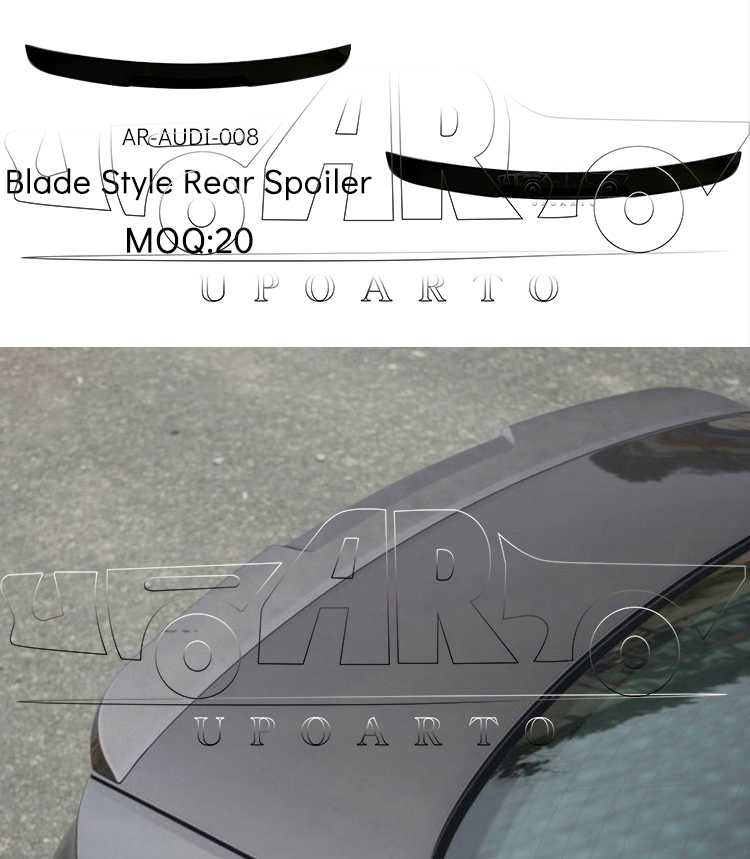 duckbill spoiler audi a4