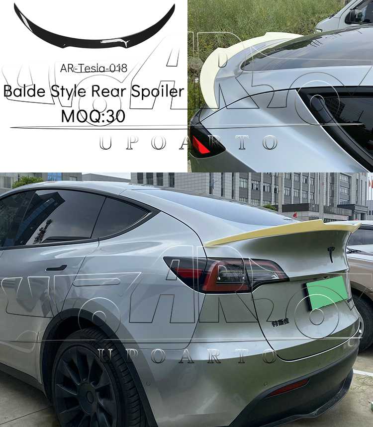 tesla model y lip spoiler