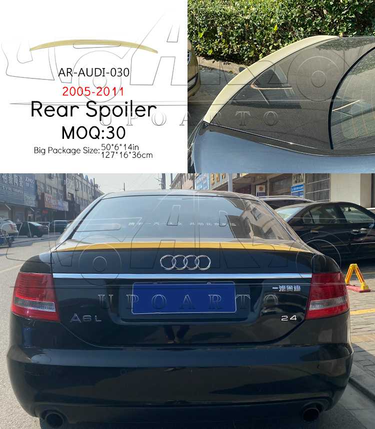 audi a6 spoiler