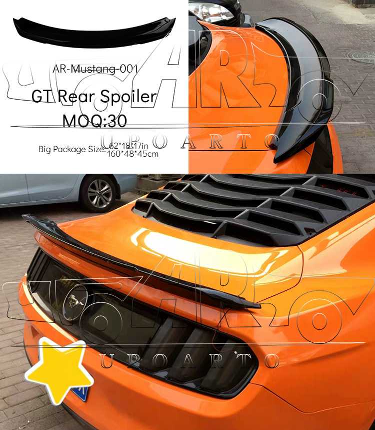 mustang boot spoiler