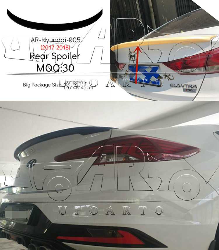 hyundai elantra 2017 spoiler