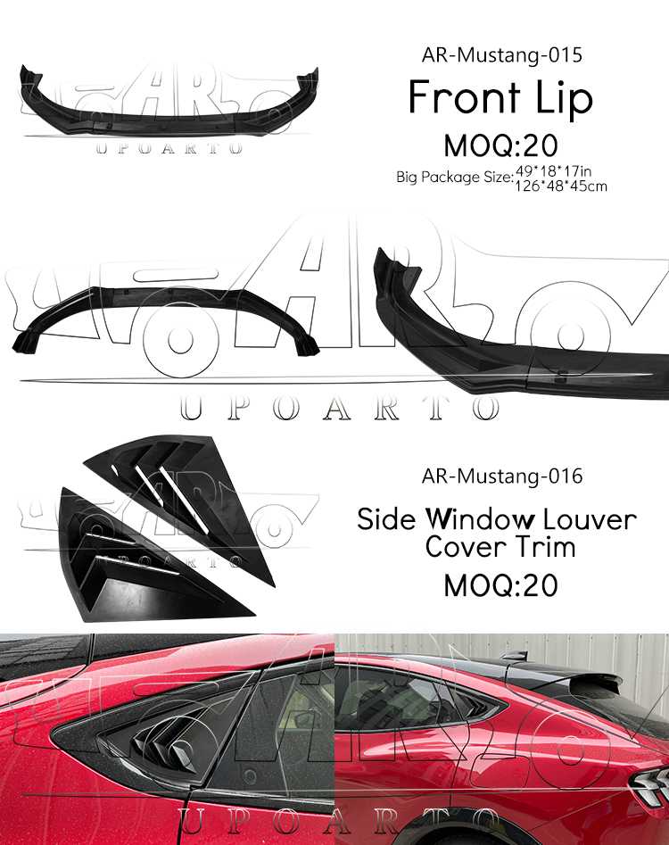 mustang mach-e spoiler
