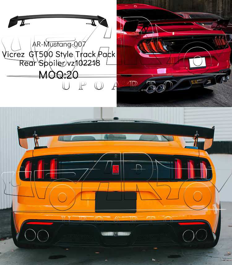 trunk spoiler ford mustang