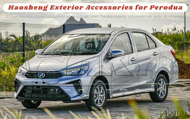 rear spoiler perodua axia car
