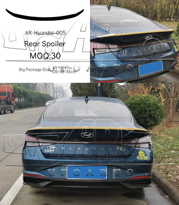 elantra boot spoiler