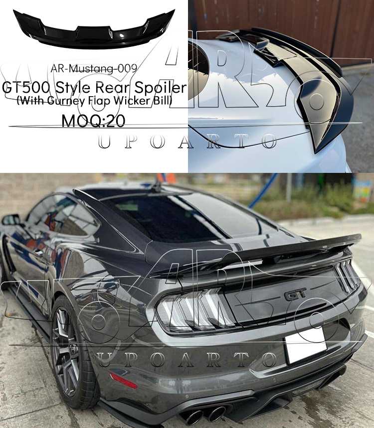mustang trunk spoiler