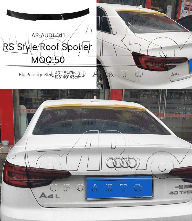 audi a4 b8 avant spoiler