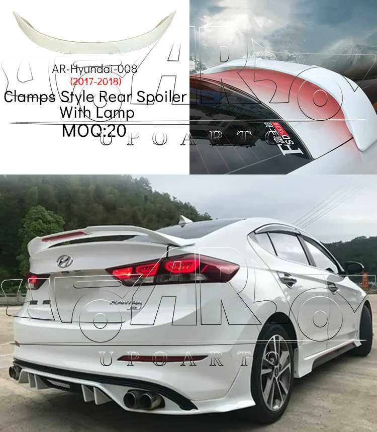 hyundai elantra spoiler