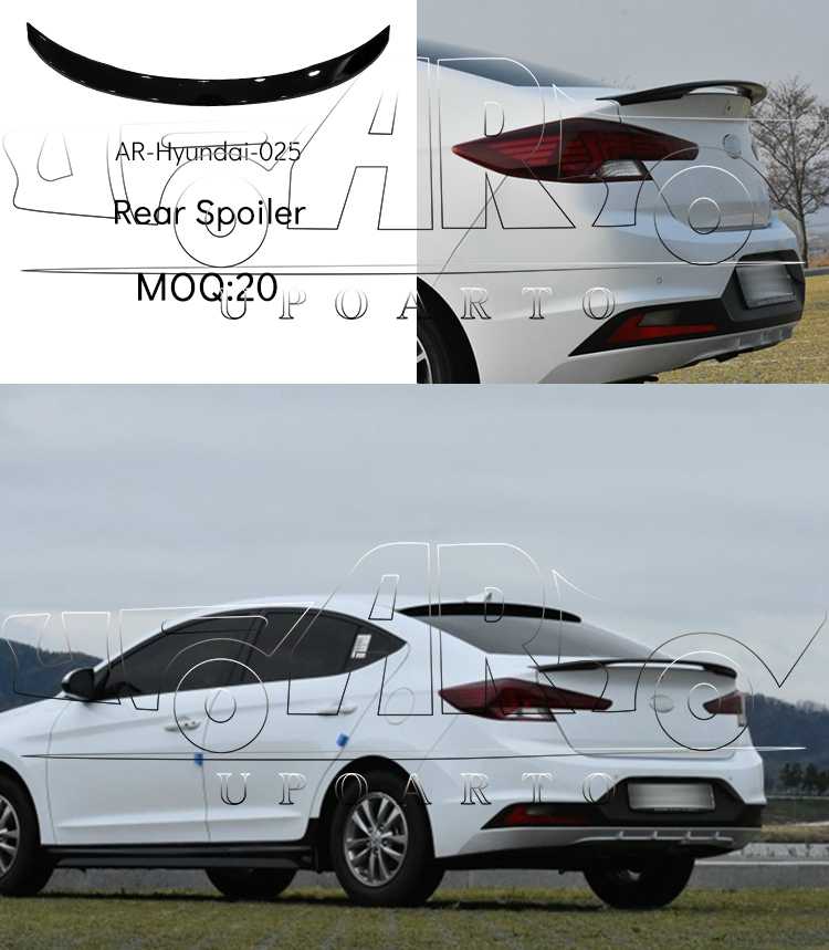 elantra boot spoiler