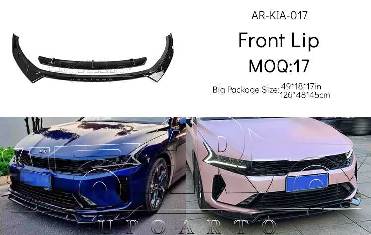 front lip spoiler k5