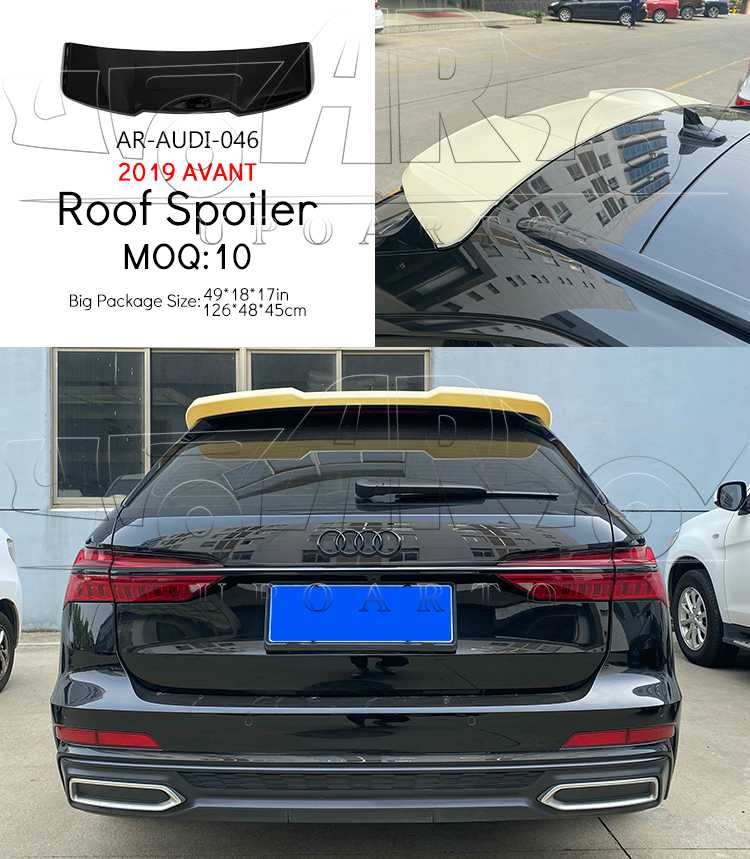 audi a6 rear spoiler