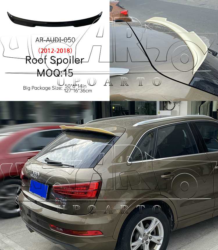 audi q3 2016 spoiler