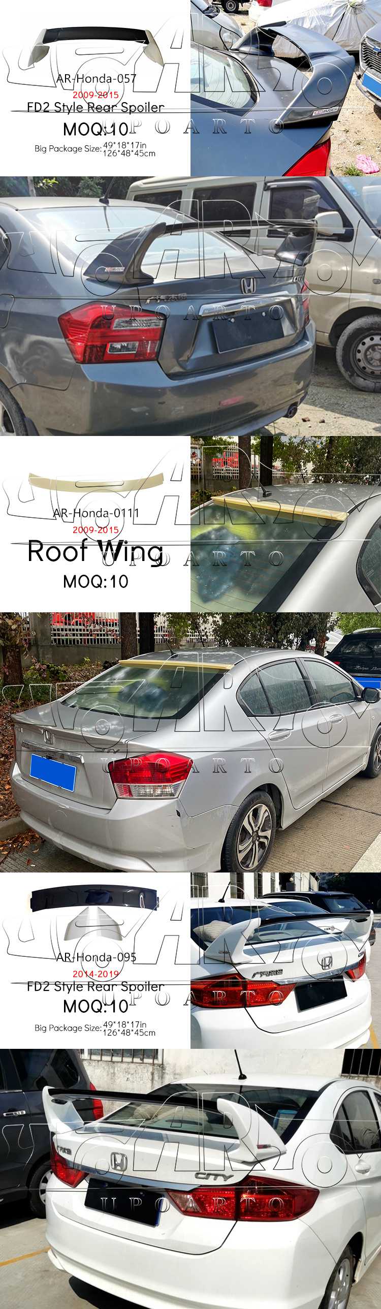 rear bumper honda city