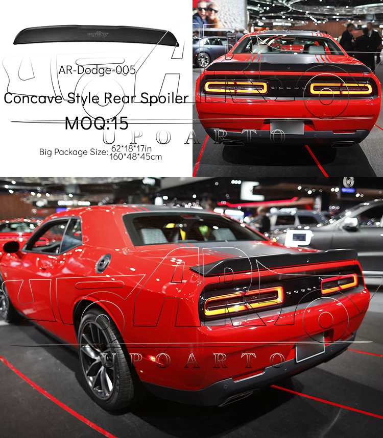 2009 dodge challenger spoiler