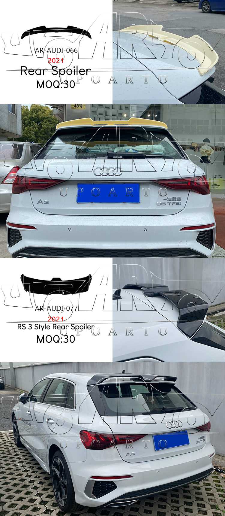 audi a3 8y sportback spoiler