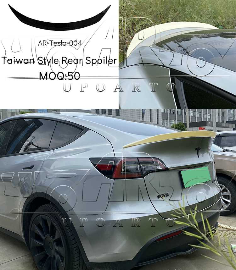 tesla y rear spoiler