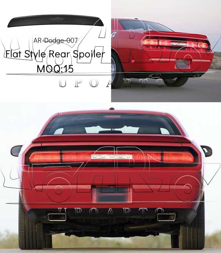 2014 dodge challenger rear diffuser