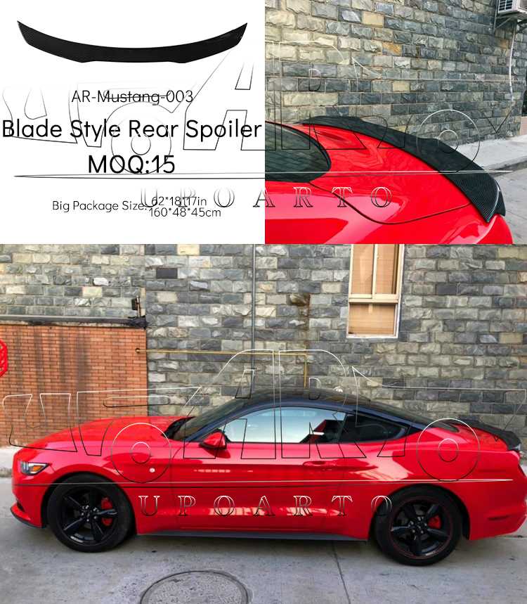 mustang huge wing