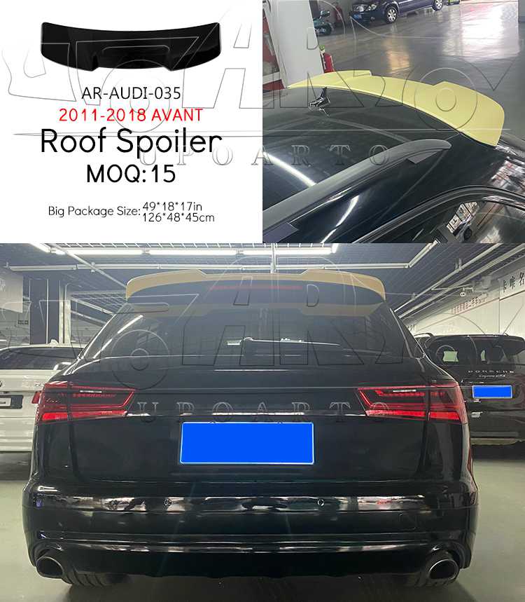 spoiler audi a6 2017
