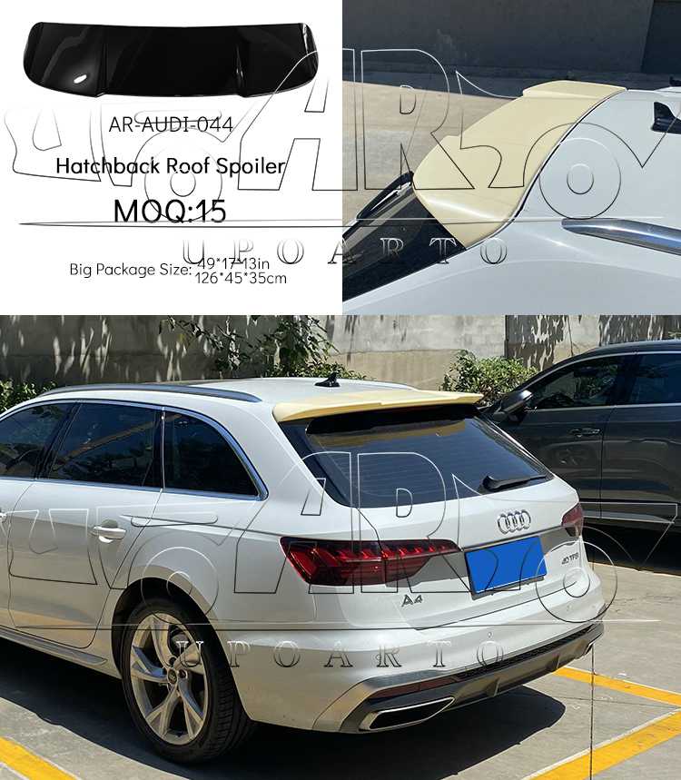audi a4 2010 spoiler