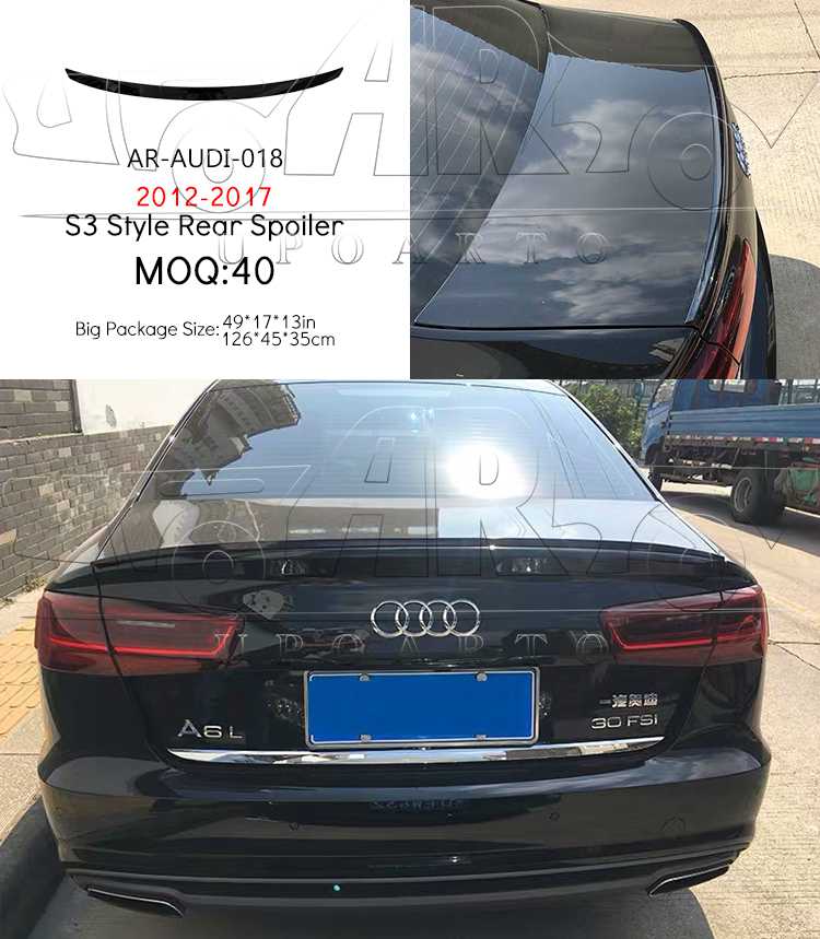 audi a6 lip spoiler