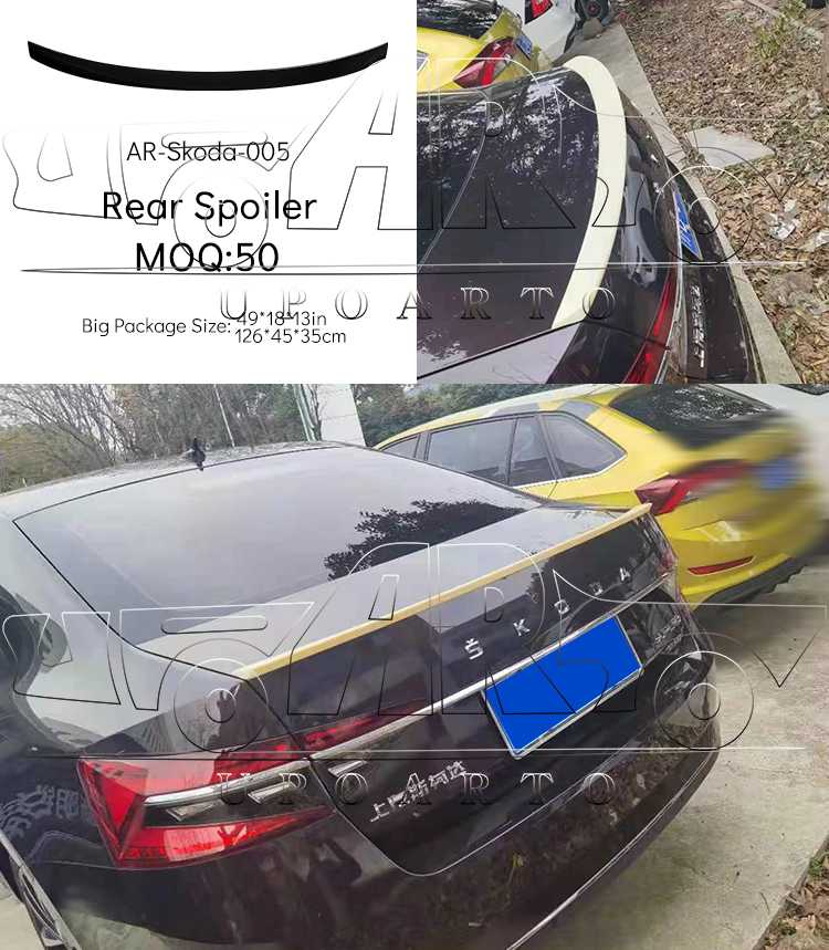 skoda superb spoiler