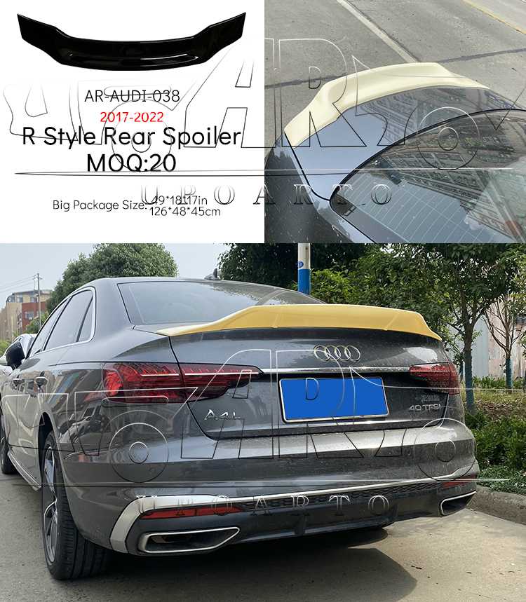 audi a4 b9 lip spoiler