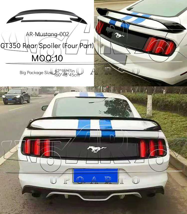 mustang ducktail spoiler