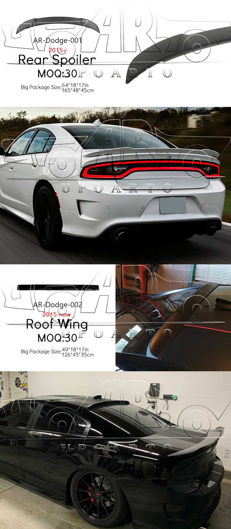 dodge charger trunk spoiler