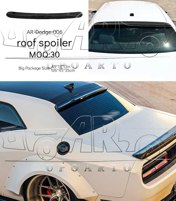 dodge challenger trunk spoilers