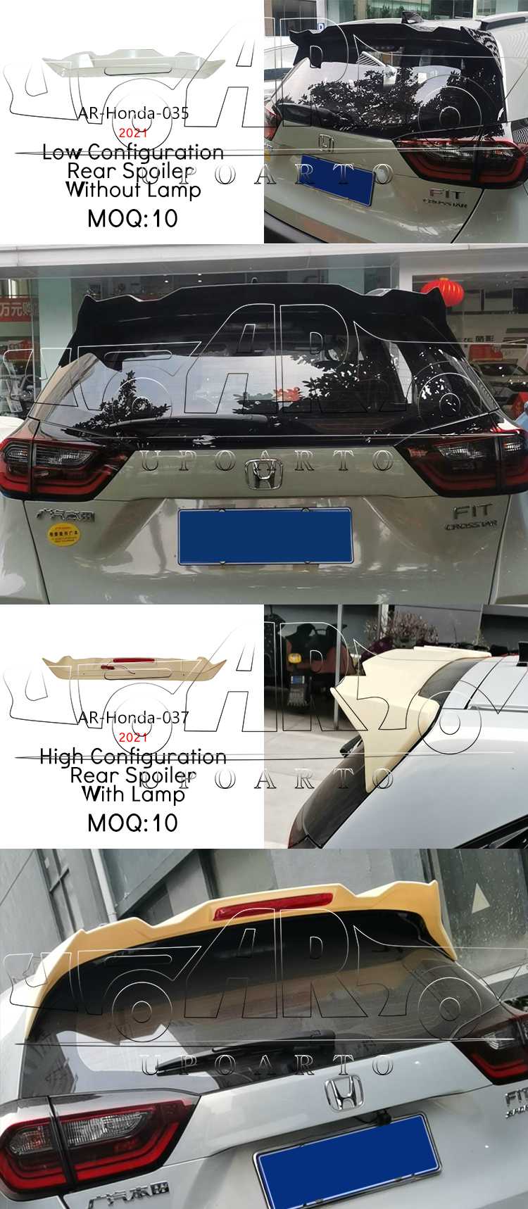 honda fit jazz spoiler