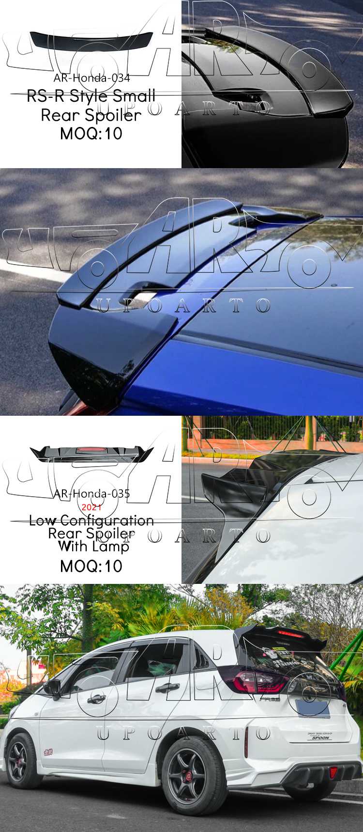 honda jazz mugen spoiler
