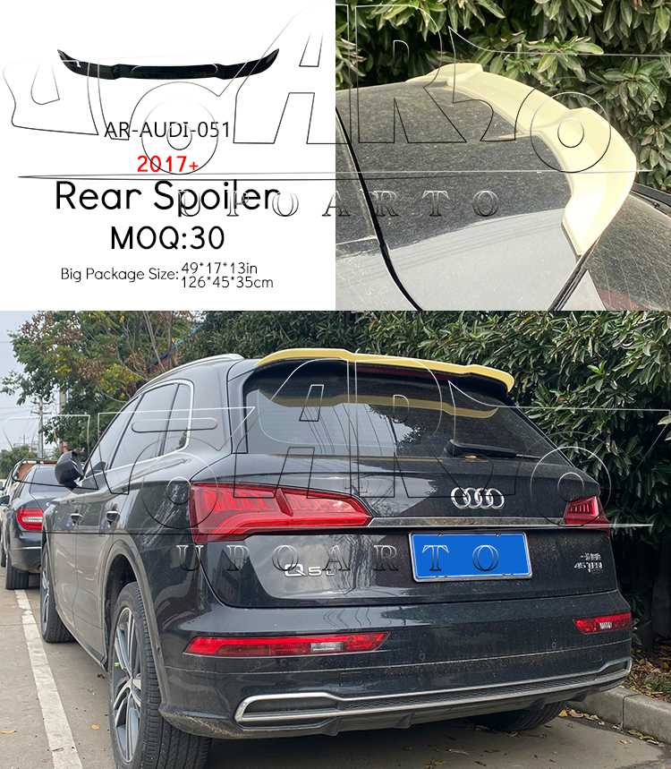 carbon spoiler for audi q5