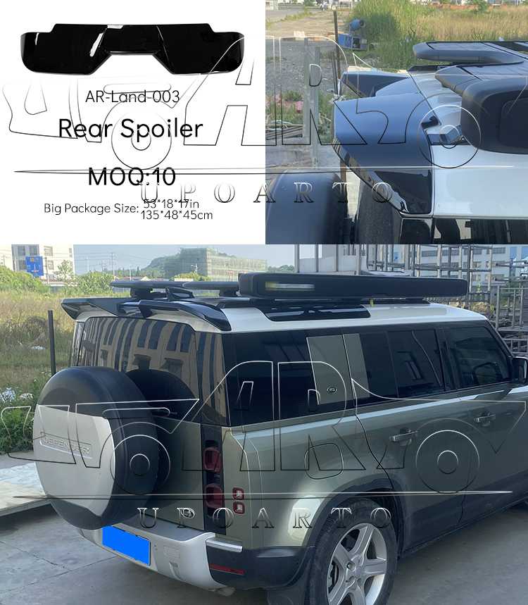 land rover defender rear spoiler