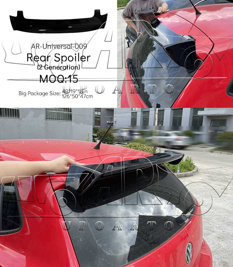 universal hatchback spoiler