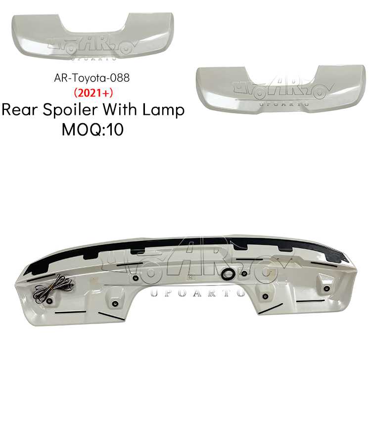 rear spoiler toyota land cruiser