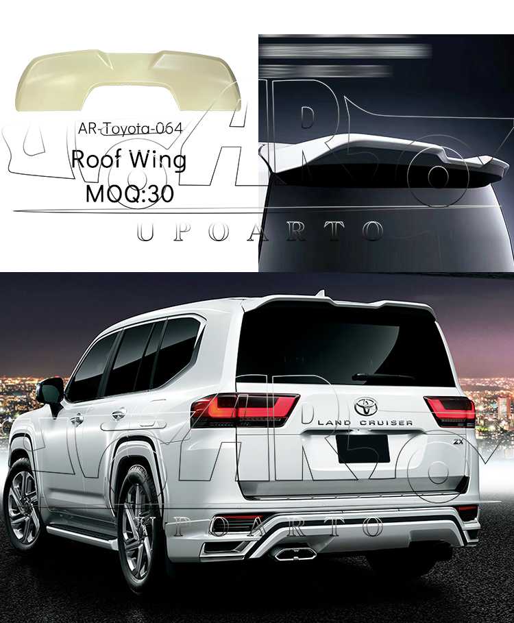 rear spoiler toyota land cruiser