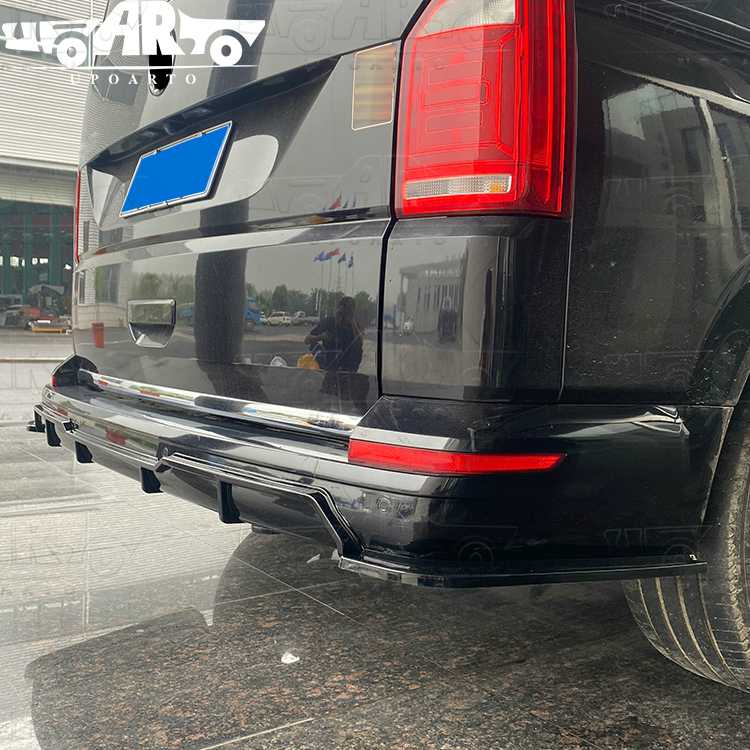vw t6 rear bumper diffuser