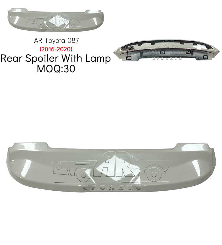land cruiser 100 series spoiler
