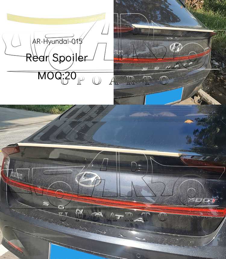 hyundai sonata rear spoiler