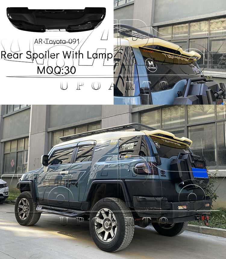rear spoiler toyota land cruiser