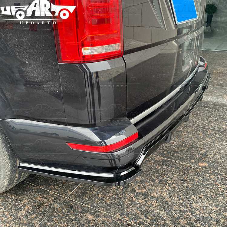 vw t6 rear bumper diffuser