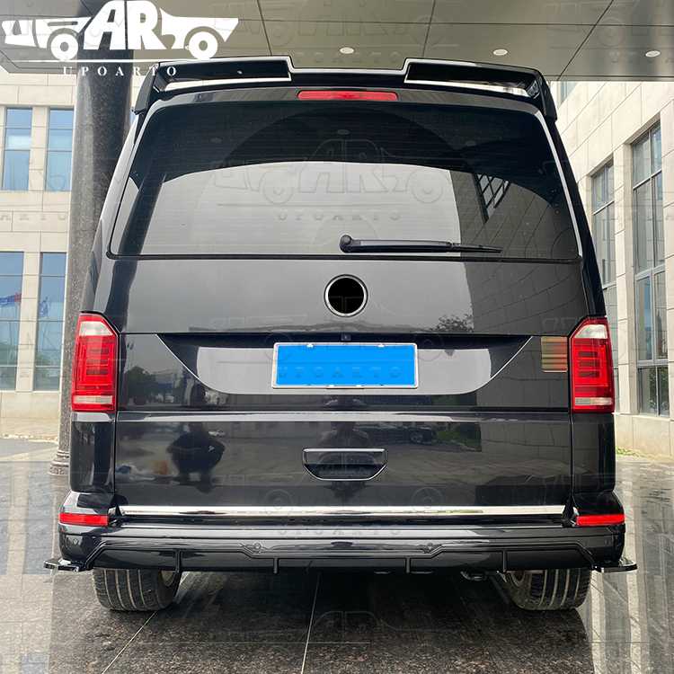 vw t6 rear bumper diffuser