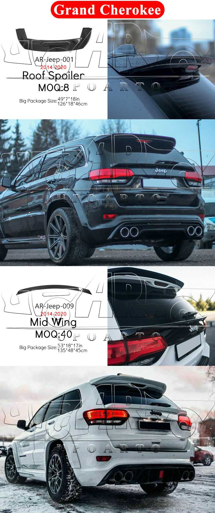 wrangler spoiler black