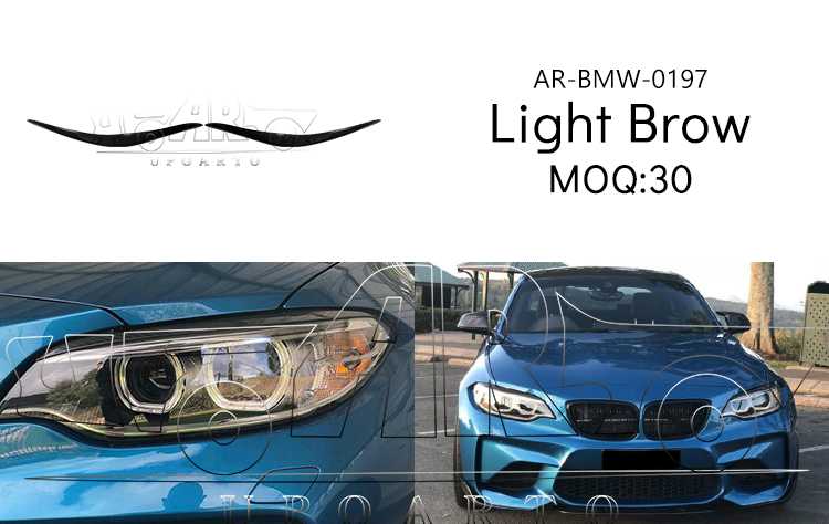 bmw f22 eyebrow