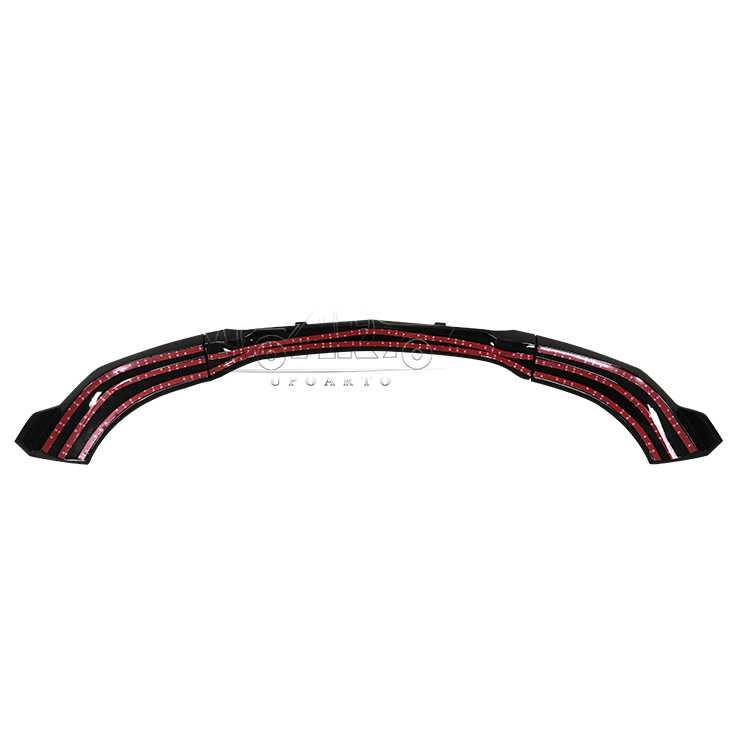 w117 front lip splitter